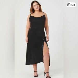 Forever 21 Black Slip Dress